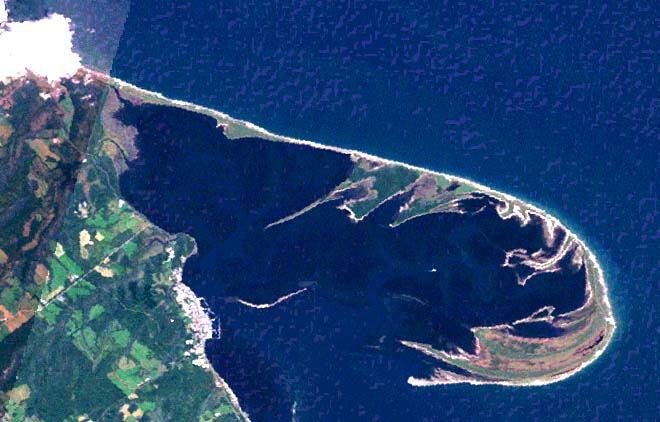 Notsuke Peninsula Hokkaido Japan SRTM