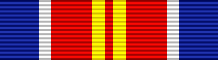 First, second, and third class Order of the National Flag with ribbons