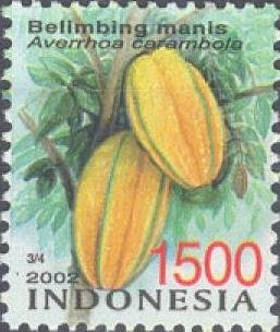 File:Stamp of Indonesia - 2002 - Colnect 265929 - Belimbing manis - Averrhoa carambola.jpeg