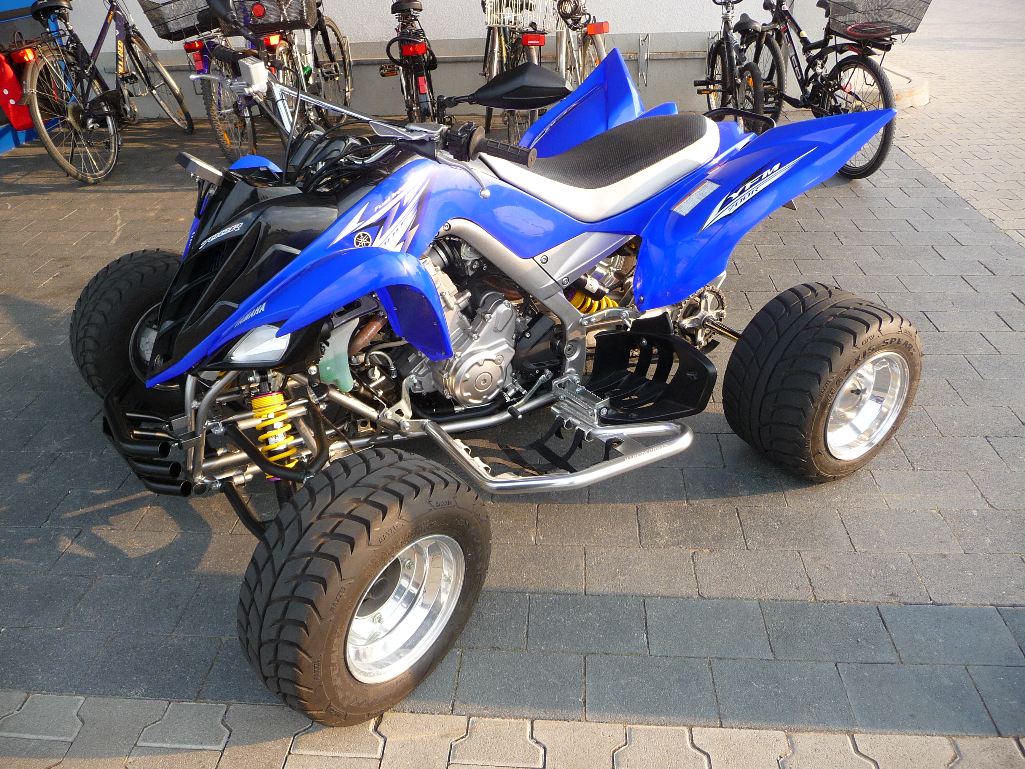 yamaha raptor battery powered 4 wheeler