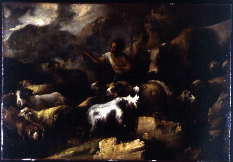 File:Artgate Fondazione Cariplo - Roos Johann Heinrich, Pastore con mandria di pecore, capre e una mucca.jpg