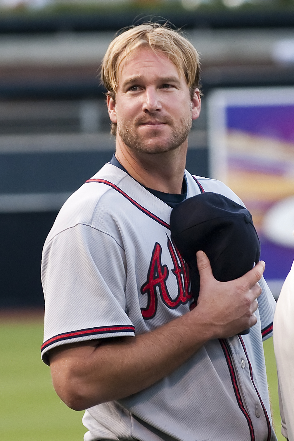 Lowe with the Atlanta Braves in 2009