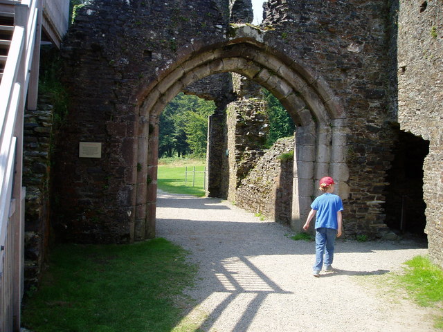 Exploring Restormel Castle - geograph.org.uk - 889883