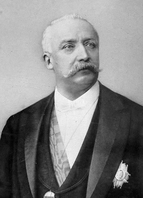 Portrait officiel du président Félix Faure.