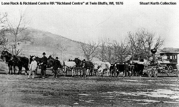 File:First locomotive on the Richland Center Branch (Rockwell) - Photo taken at Twin Bluffs, WI, in 1876.jpg