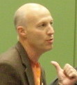 Trauner as a 2008 congressional candidate, attending a session on rural politics during the 2007 Netroots Nation gathering Gary Trauner (100222328).jpg