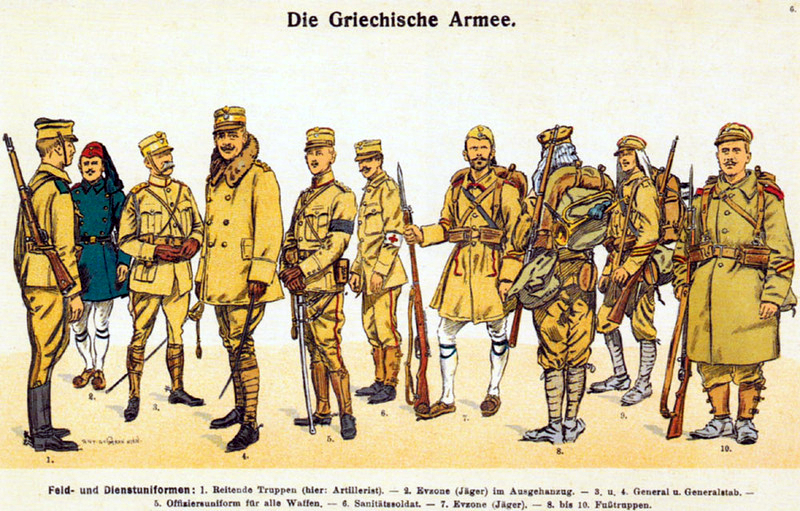 File:Moritz Ruhl - Griechische Armee 1914 - Feld- und Dienstuniformen.jpg