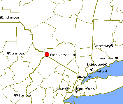 Map Of Port Jervis New York