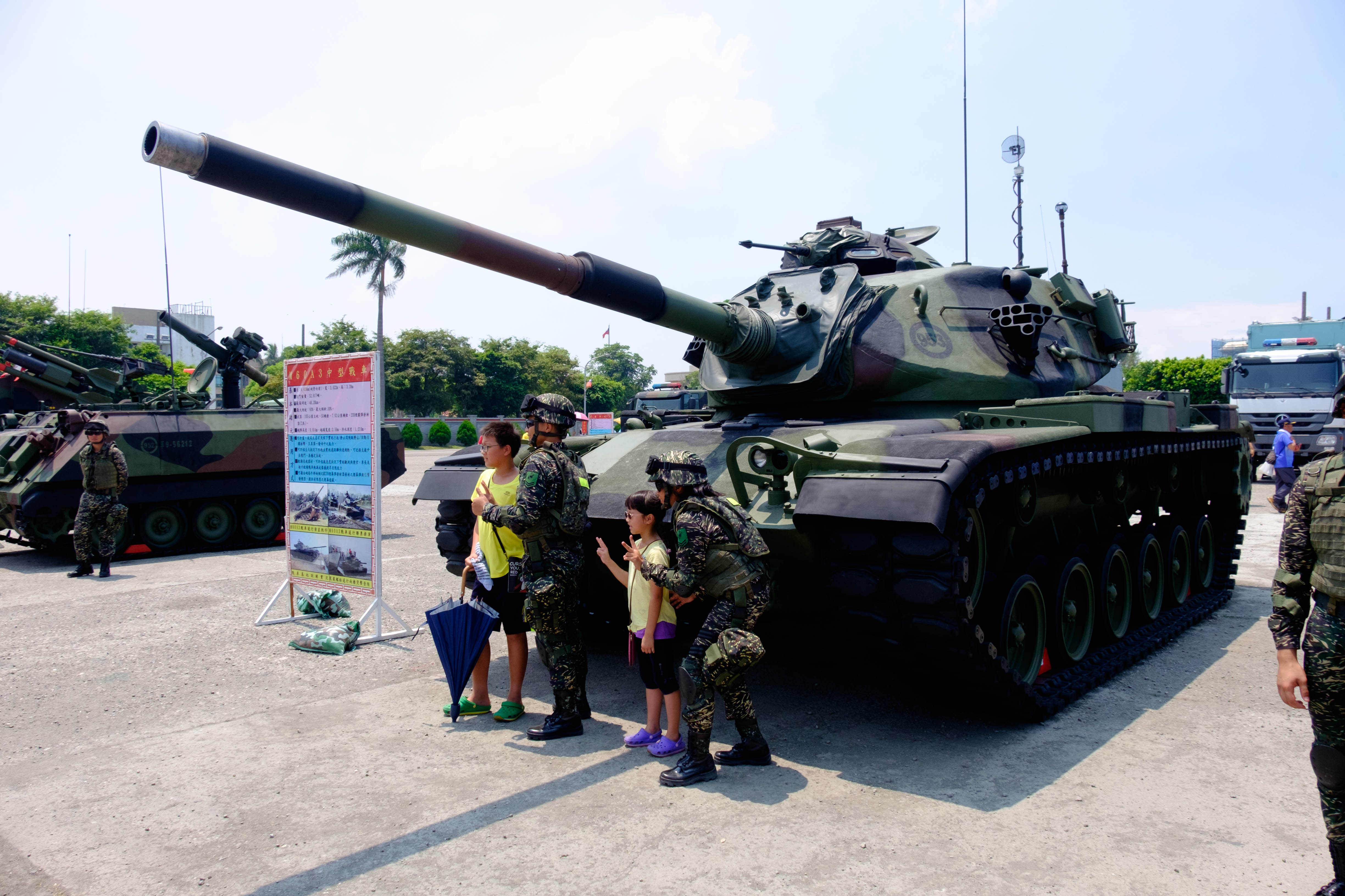 ROCMC M60A3 TTS Display at Navy Fleet Command Ground 20170715b.jpg