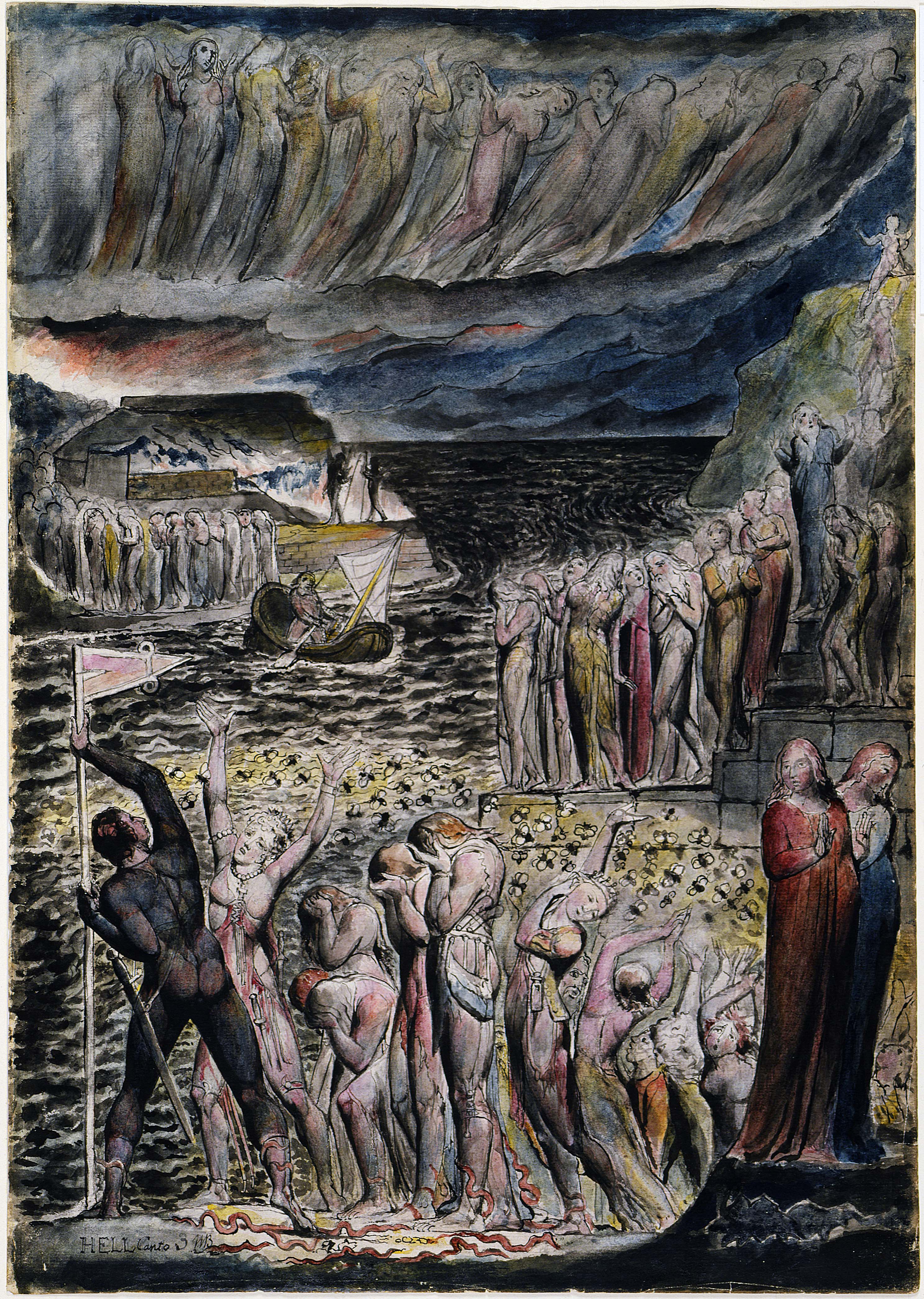 William Blake's illustrations to Dante's Divine Comedy