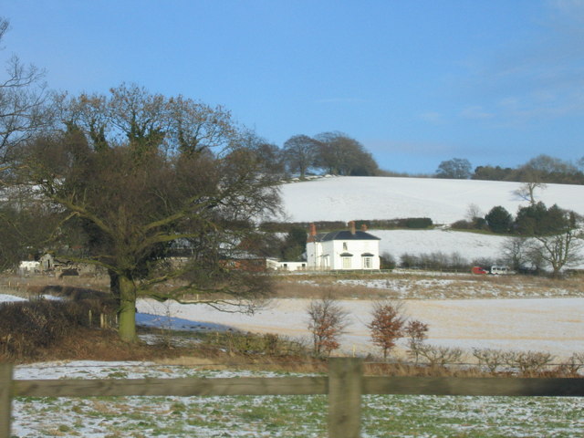 White House in the Snow - geograph.org.uk - 1148702