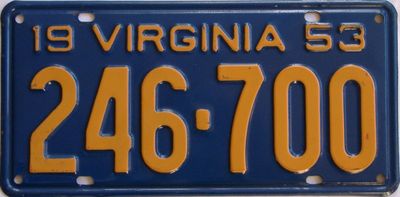 File:1953 Virginia license plate.jpg