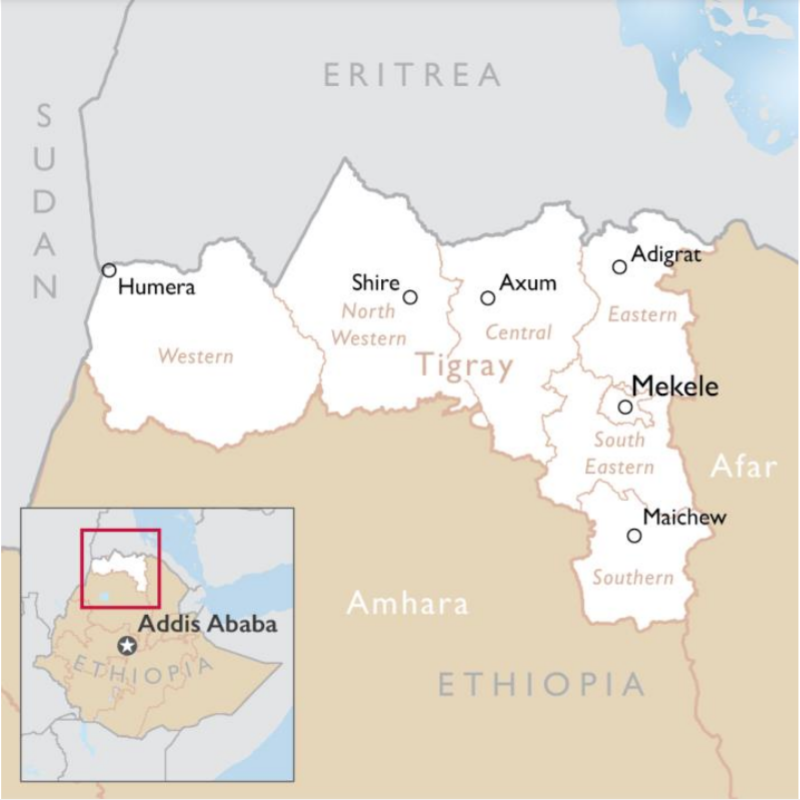 Tigray Region Administrative Map File:administrative Zones Of Tigray.png - Wikipedia