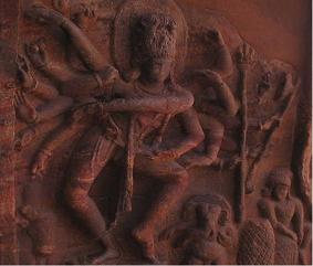 Chalukyan sculpture of Shiva in cave temple no. 1