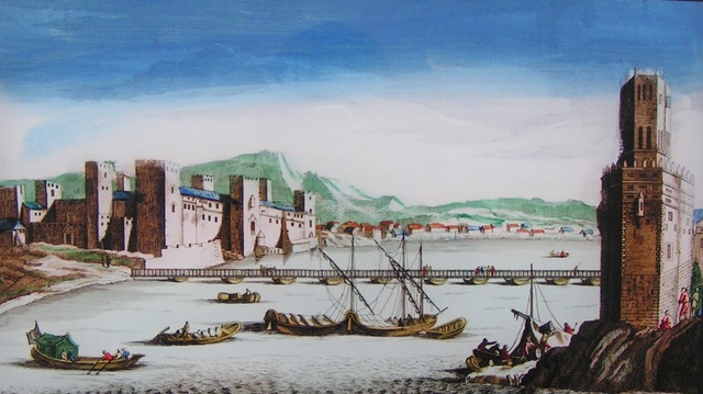 File:Castle of San Jorge and Torre del Oro 1770.jpg