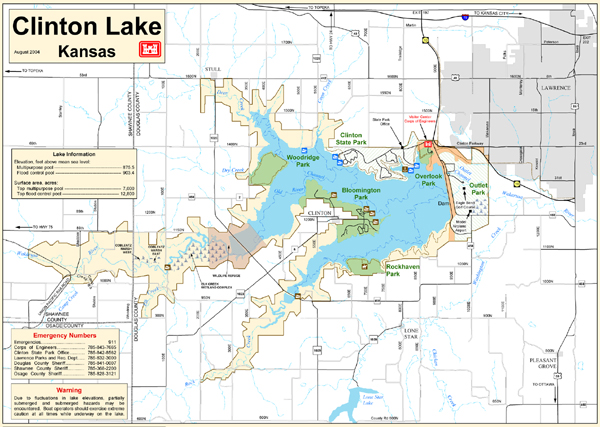 Clinton_Lake_map