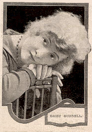 Daisy Burrell in 1919, from the cover of Pictures and Picturegoer magazine dated May 10–17, 1919