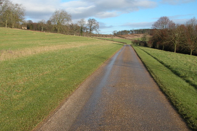 Driveway to Foxcote House - geograph.org.uk - 100866