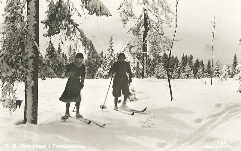 File:Dronning Maud i Tryvannsløipa OB.F11762d.jpg