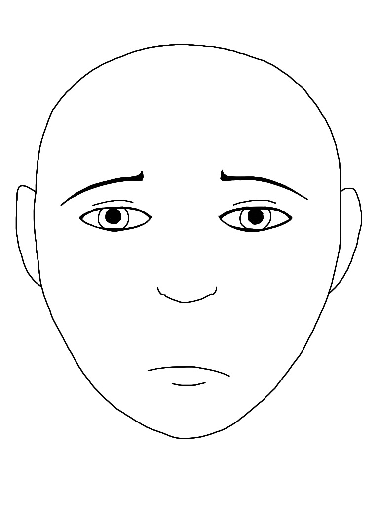 Simple Sad Troll Face transparent PNG - StickPNG