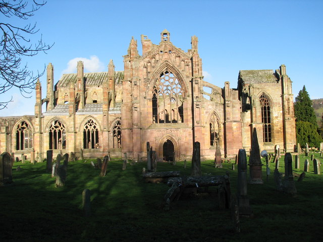 File:Melrose Abbey - geograph.org.uk - 456134.jpg