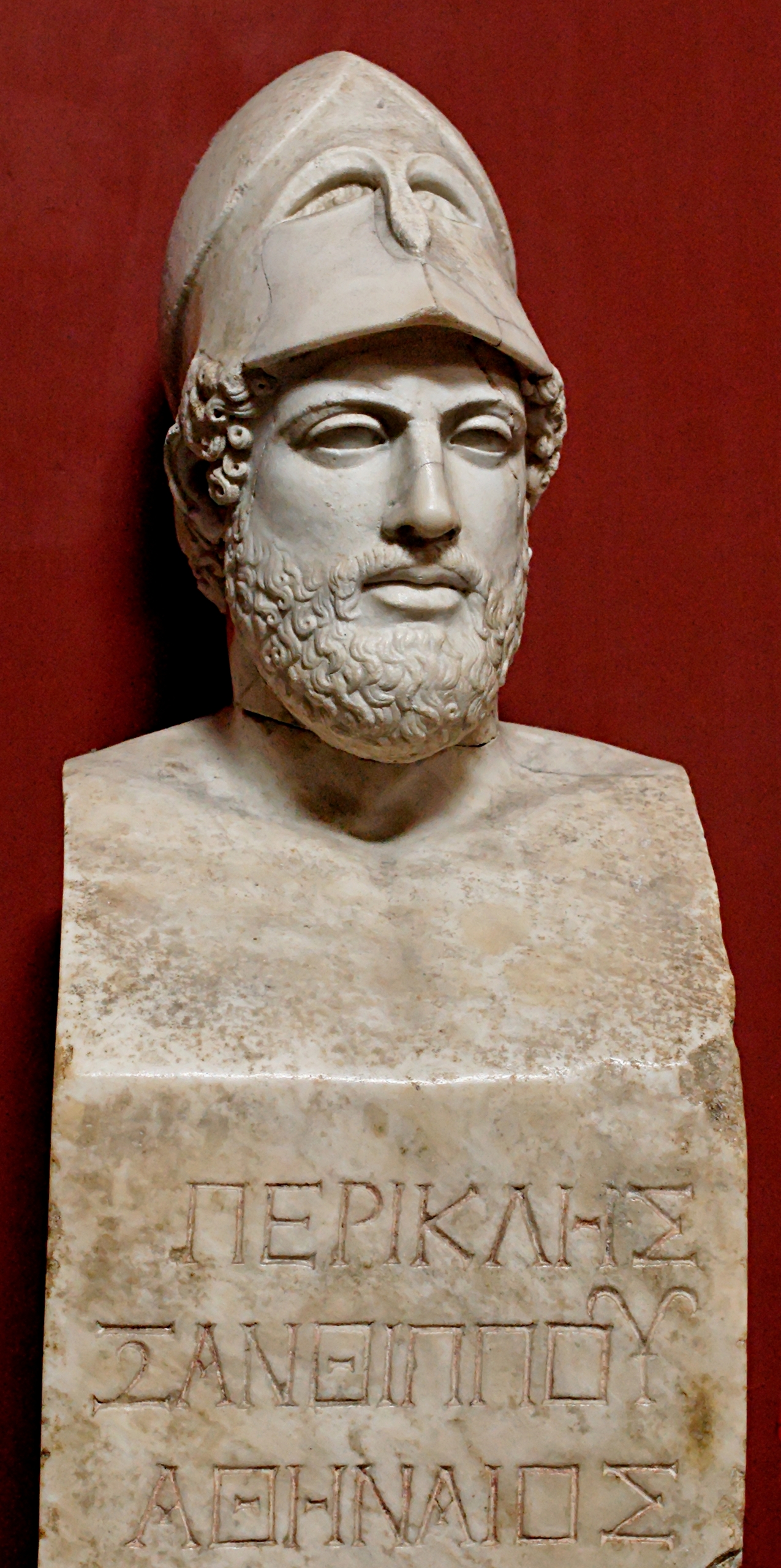 Pericles with the Corinthian helmet - Wikipedia