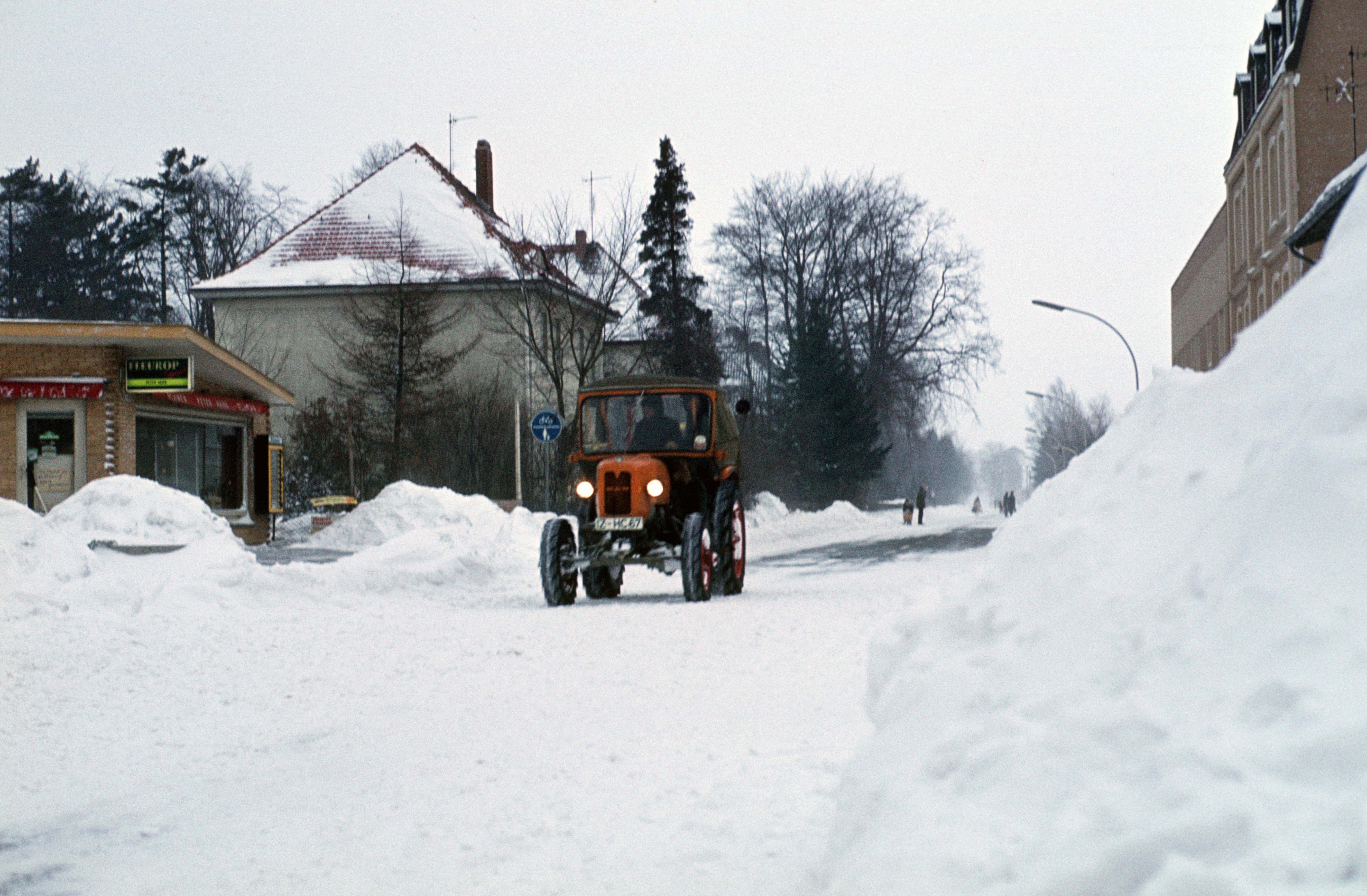 Холодная зима 1978. Зима 1978-1979 в Германии.