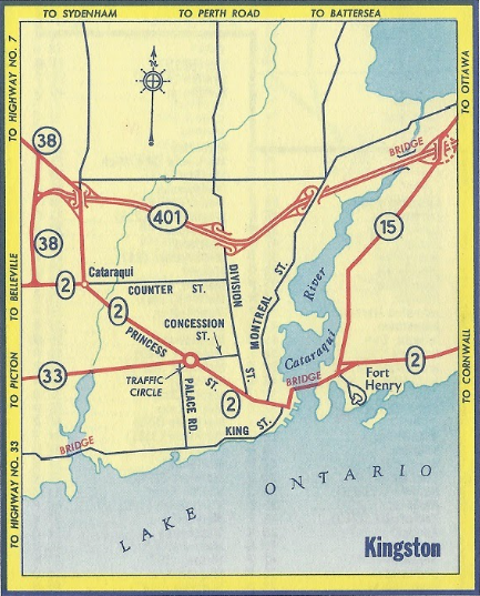 File:1958 Ontario Road Map - Kingston inset.png