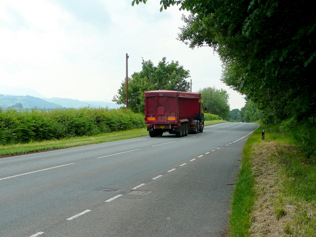 File:A438 near Bronydd - geograph.org.uk - 1355959.jpg