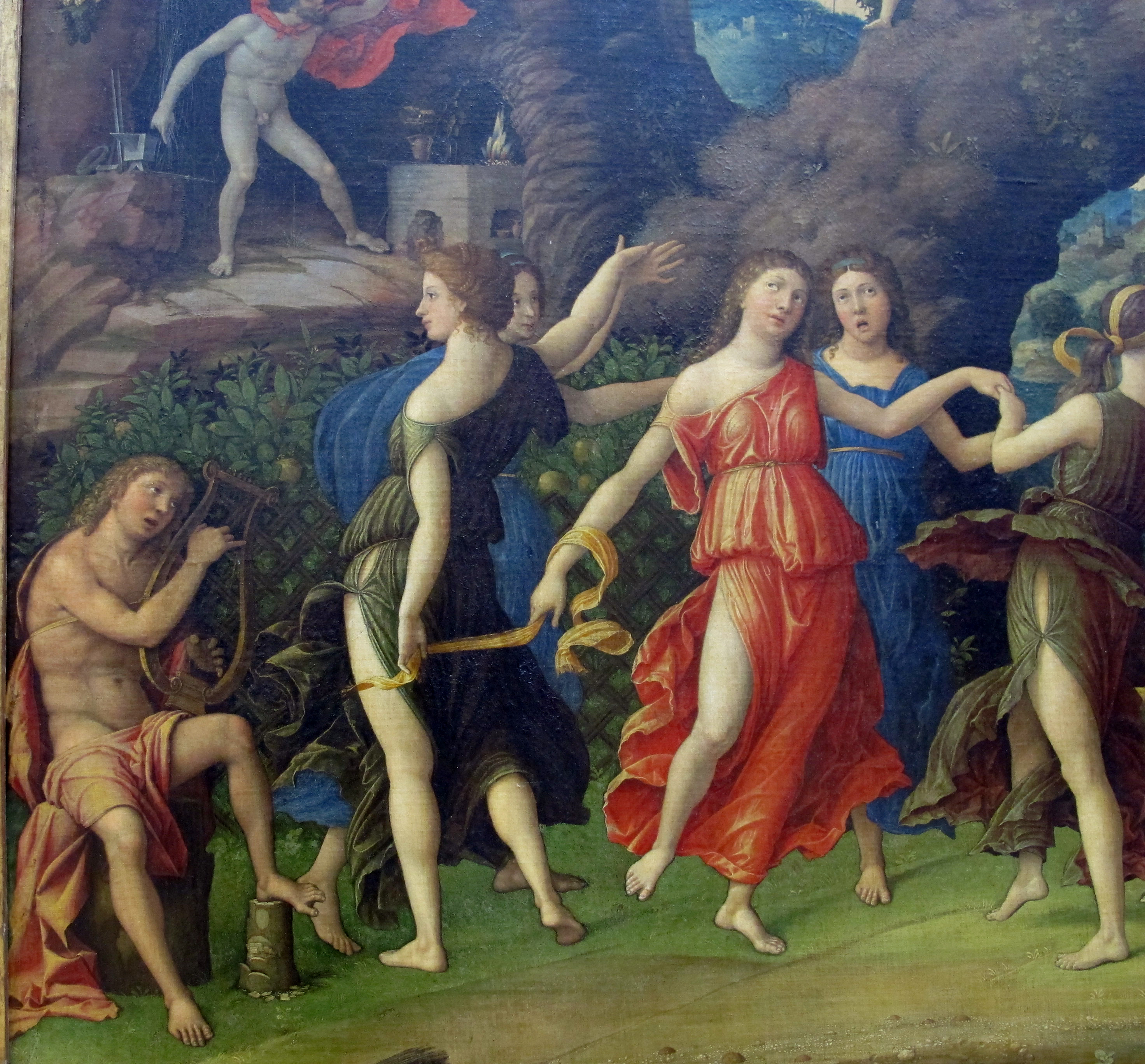 Image result for parnassus by mantegna