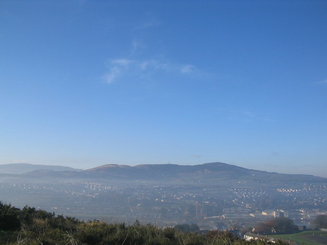 File:Camlough Mountain from high above Newry. - geograph.org.uk - 228427.jpg