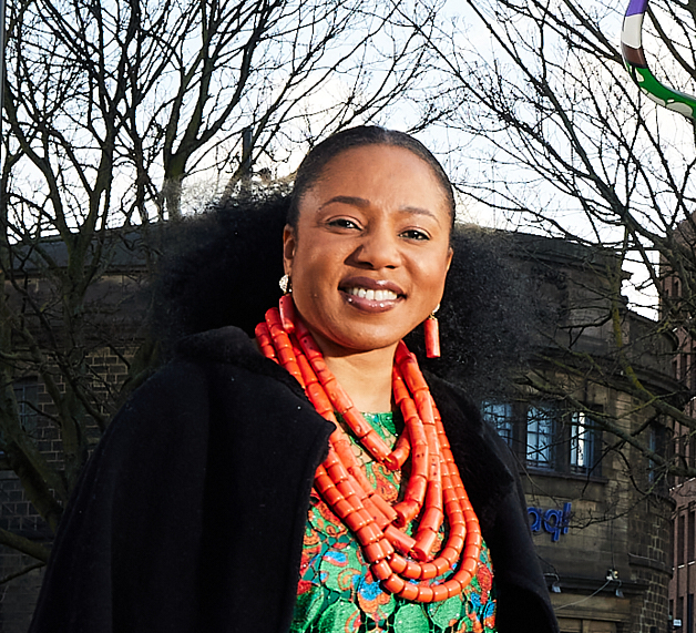 File:Cllr Abigail Marshall-Katung near Hibiscus Rising. LEEDS 2023 (cropped).jpg