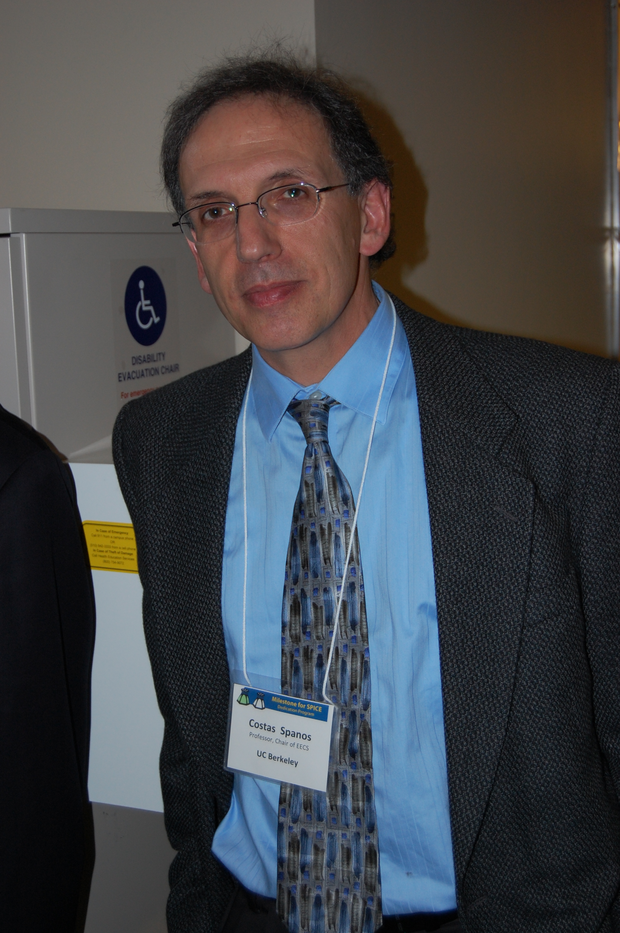 Costas J. Spanos at the IEEE SPICE Milestone plaque unveiling of UC Berkeley.