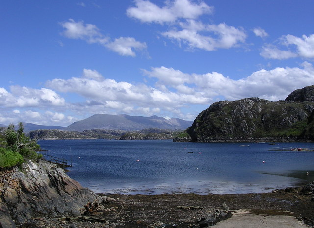 File:Foinaven from old slipway at Fanagmore - geograph.org.uk - 188050.jpg