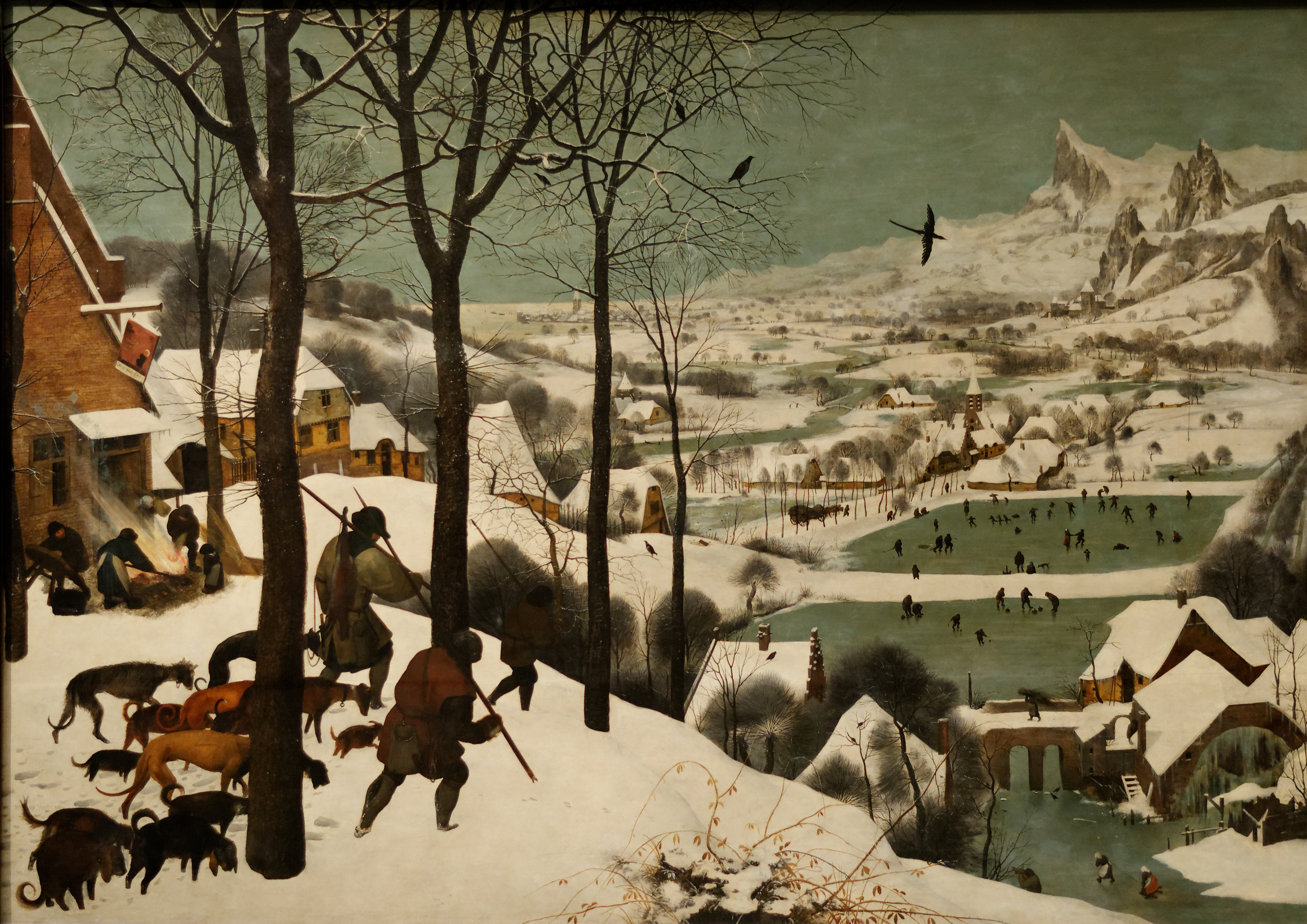 Chasseurs dans la neige Brueghel Wikip dia