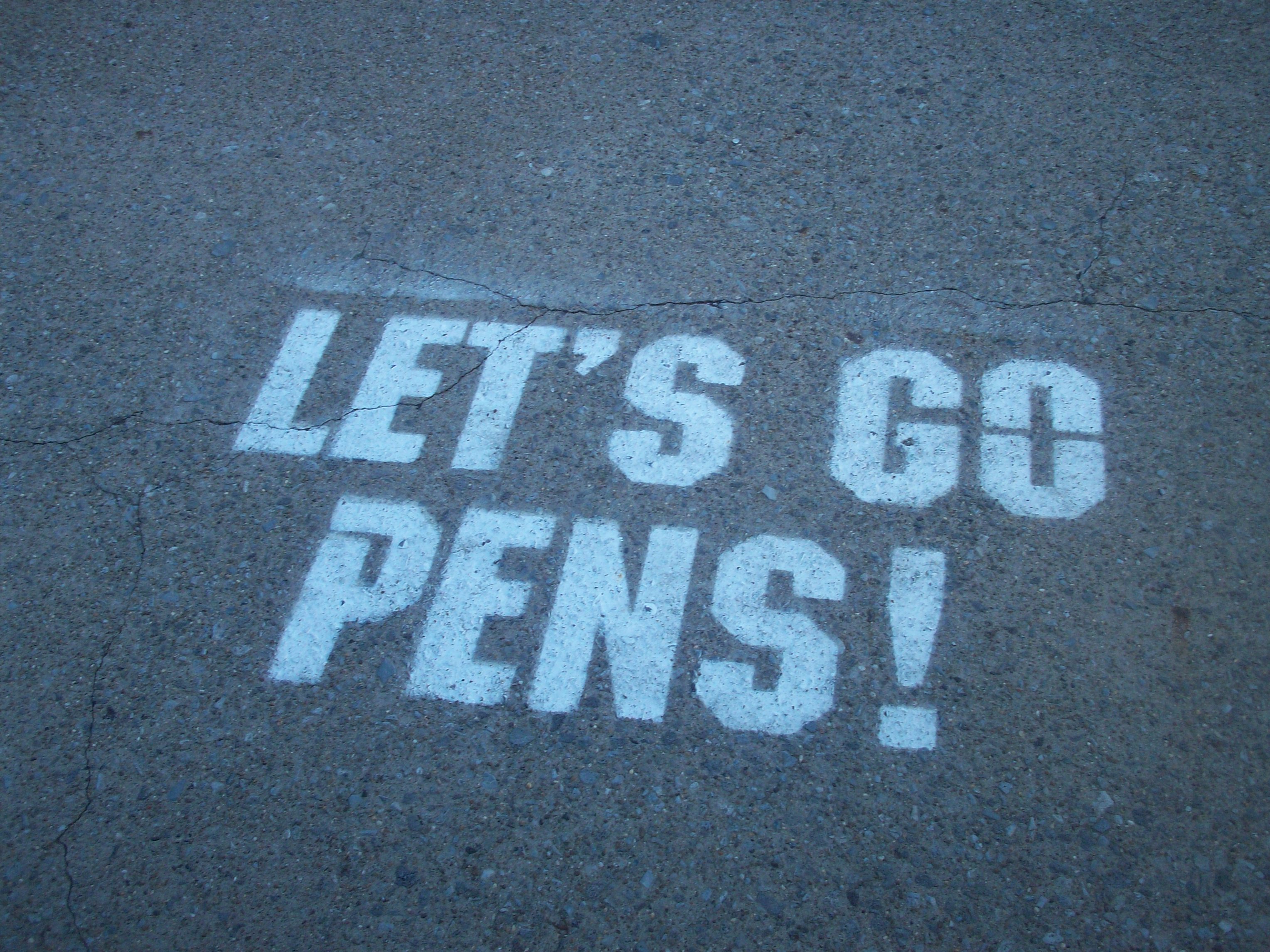 Пен гоу. Lets go Pens перевод.