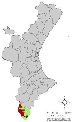 Orihuela - Localizazion