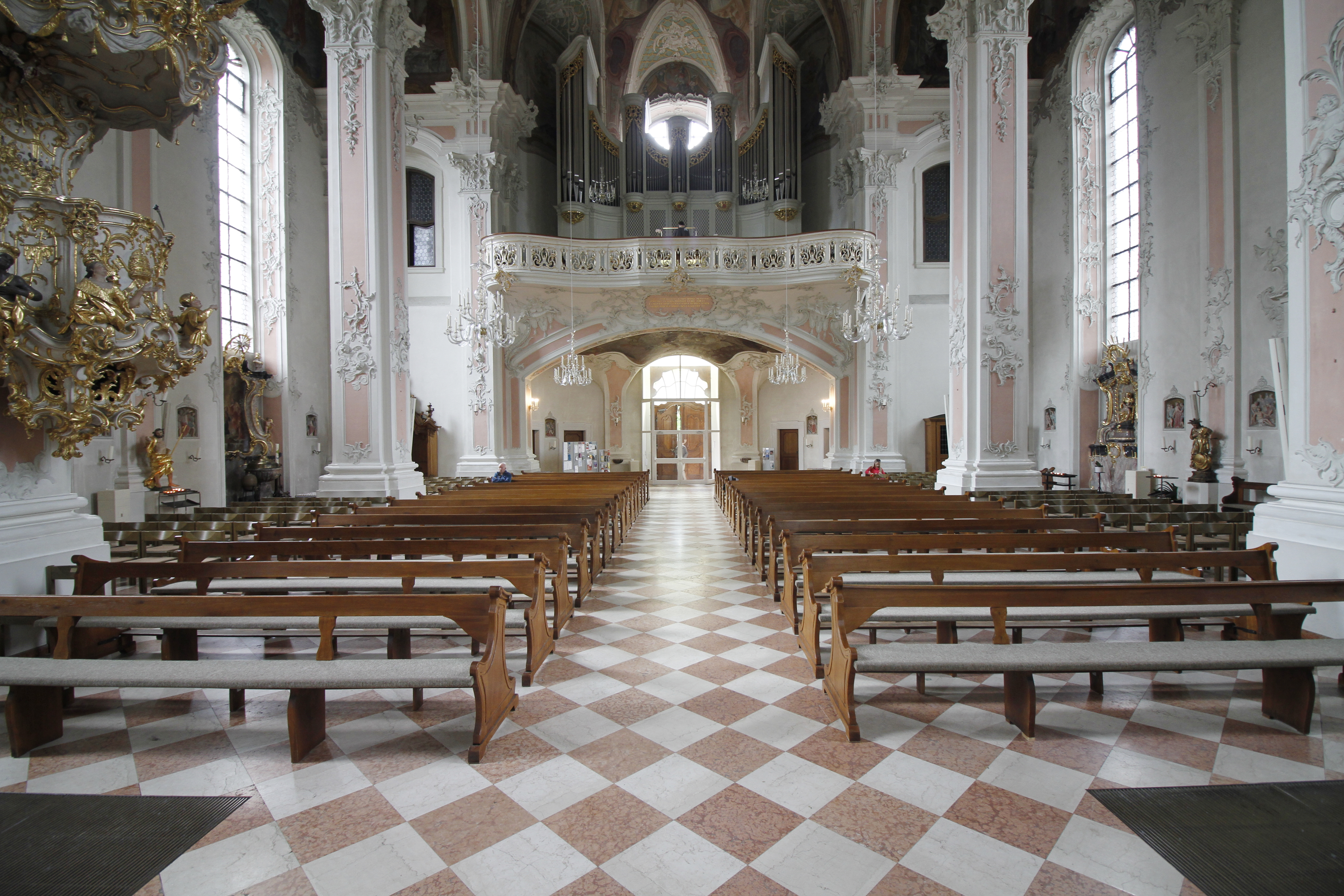 Datei Nave Looking Towards The Entrance St Peter Mainz