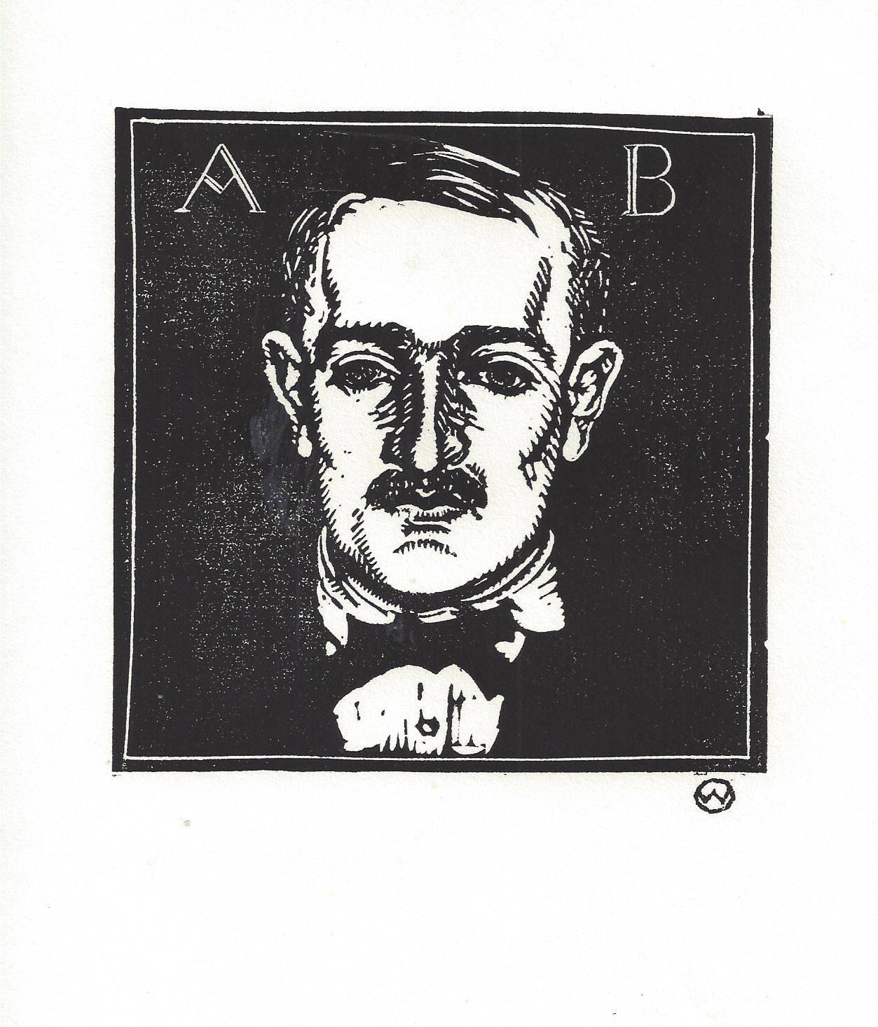 Portrait of Alfred Baeumler in 1914.