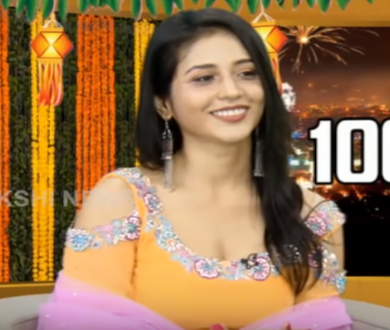 File:Priyanka Jawalkar at an interview with Sakshi.png