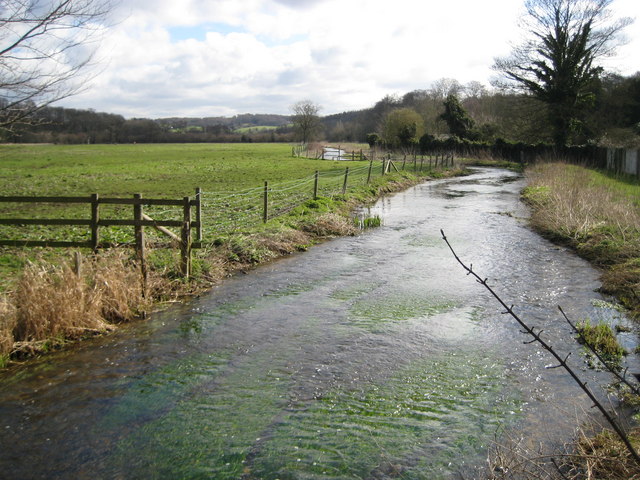 River Chess at Chenies Bottom - geograph.org.uk - 730390