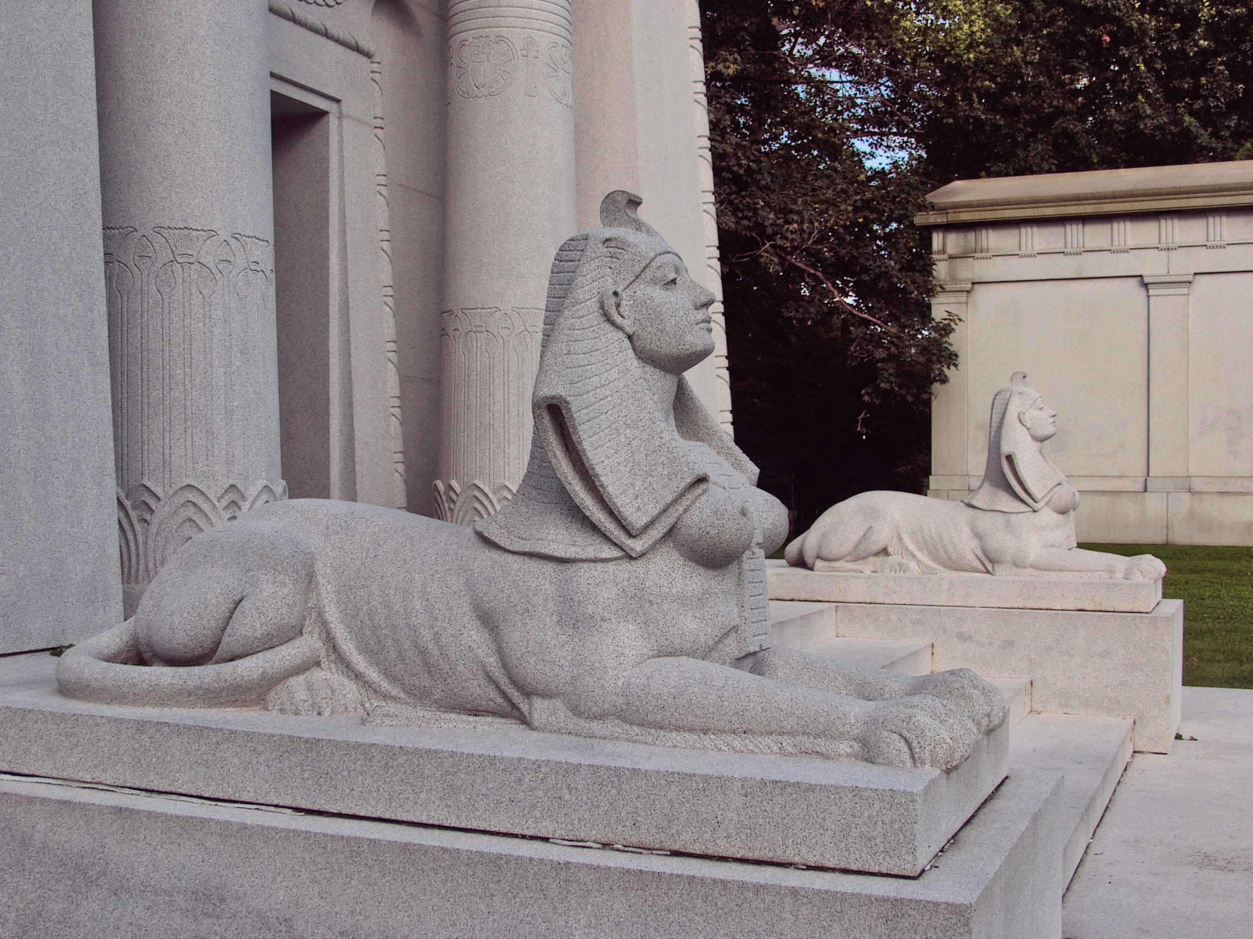 Allegheny cemetery sphinx