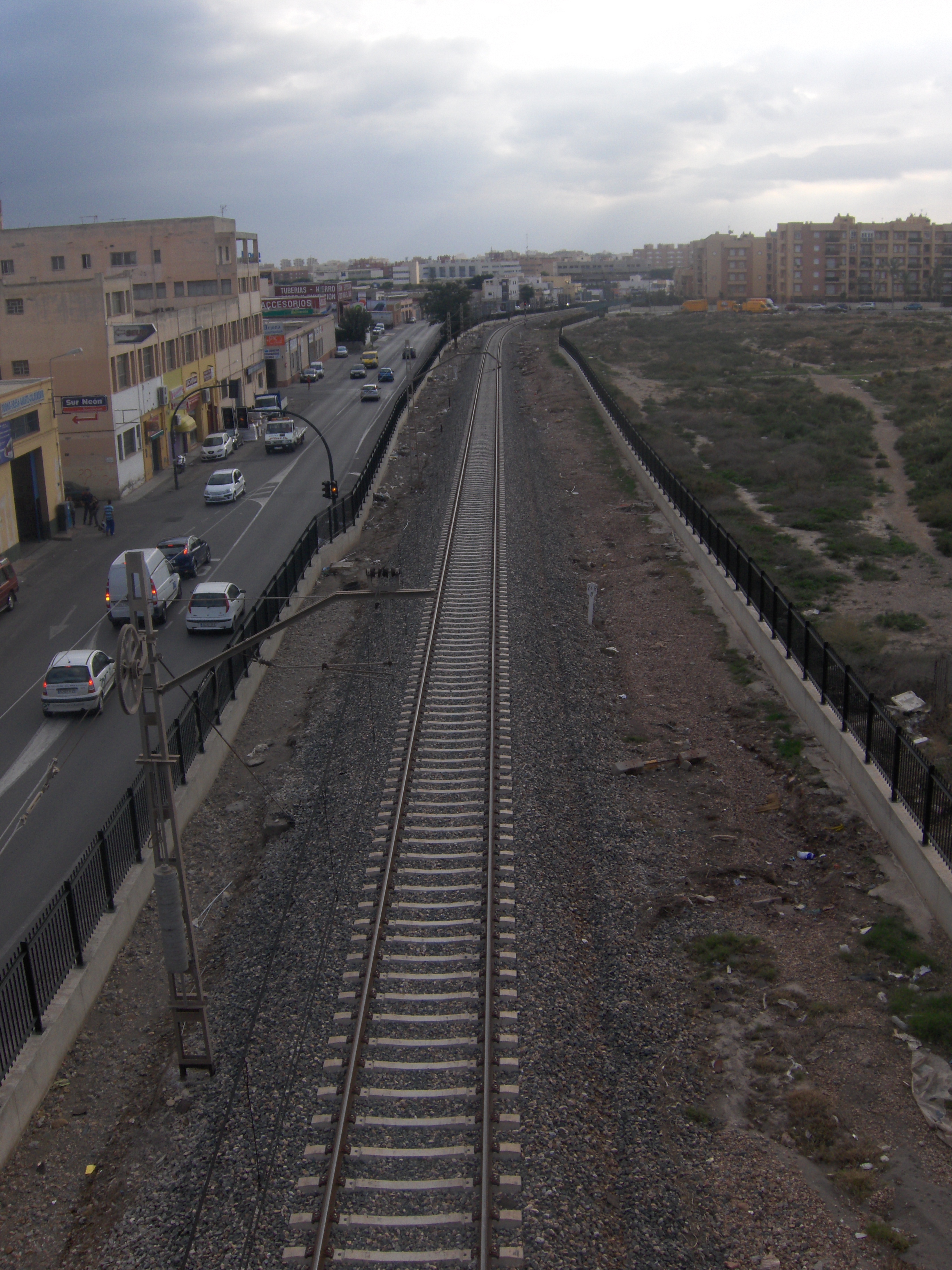 File Vía Tren Almería Wikimedia Commons