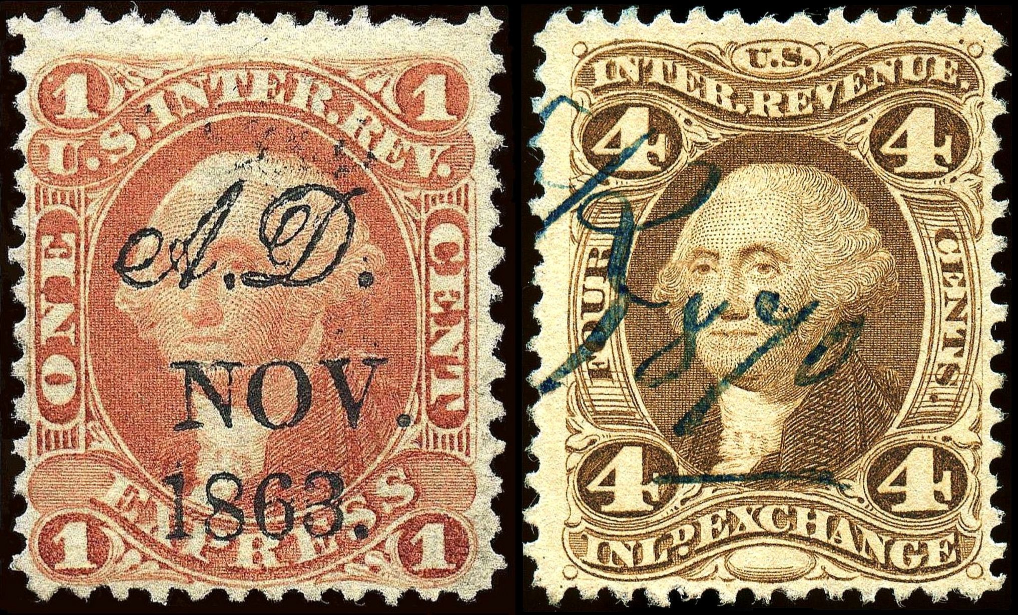 Used 20th Century US Postage Stamps