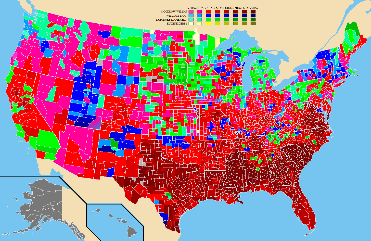 1912_Presidential_Election_County_Results_Map