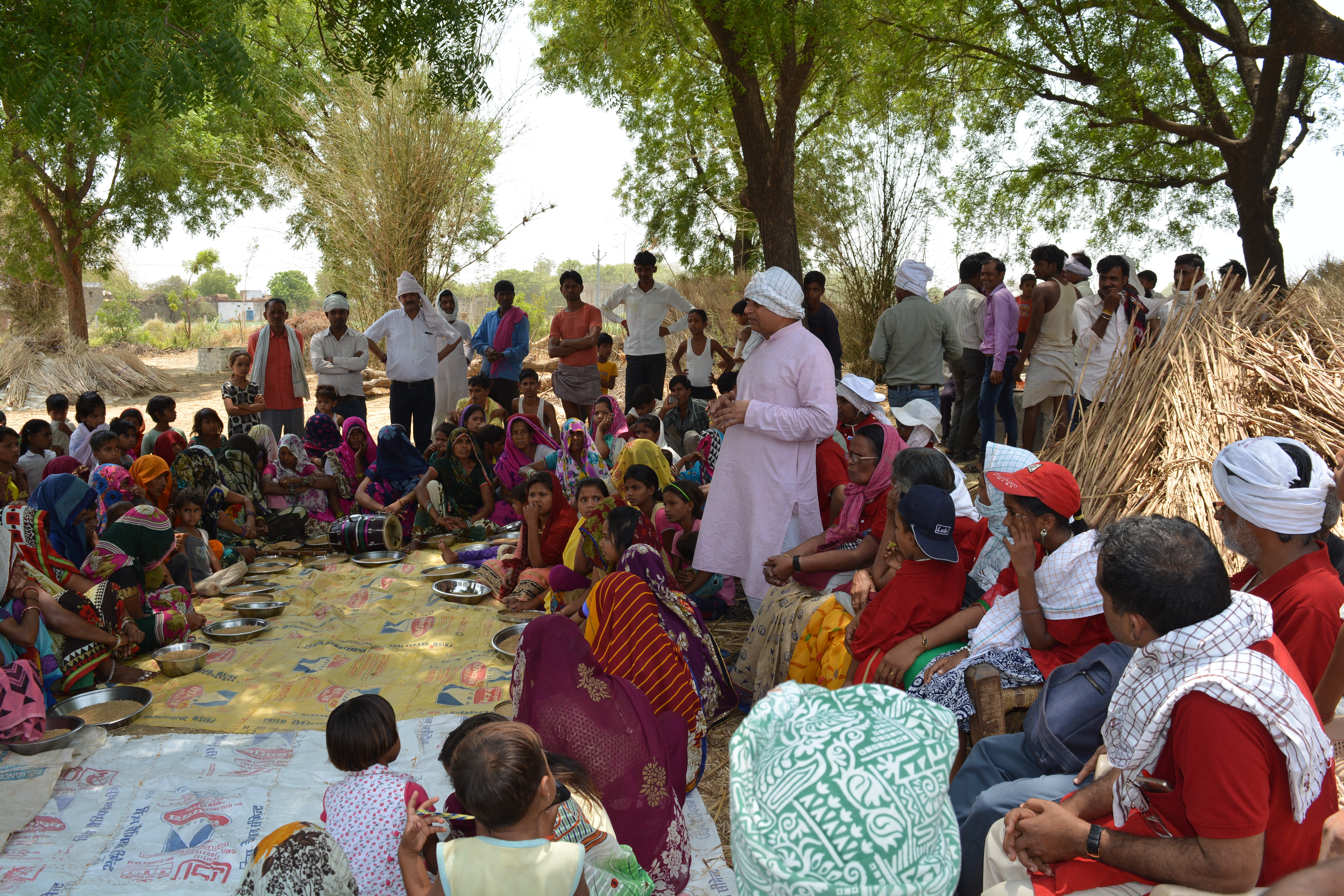 File:A Gramsabha in a rural village of  - Wikimedia Commons