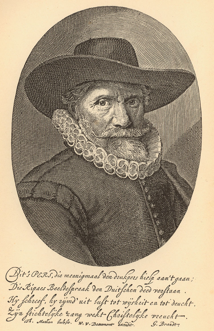 Portrait of Dutch explorer Dirck "China" Gerritszoon Pomp.