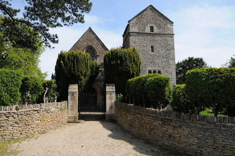 File:Entrance to Ampney St Peter church - geograph.org.uk - 3965239.jpg