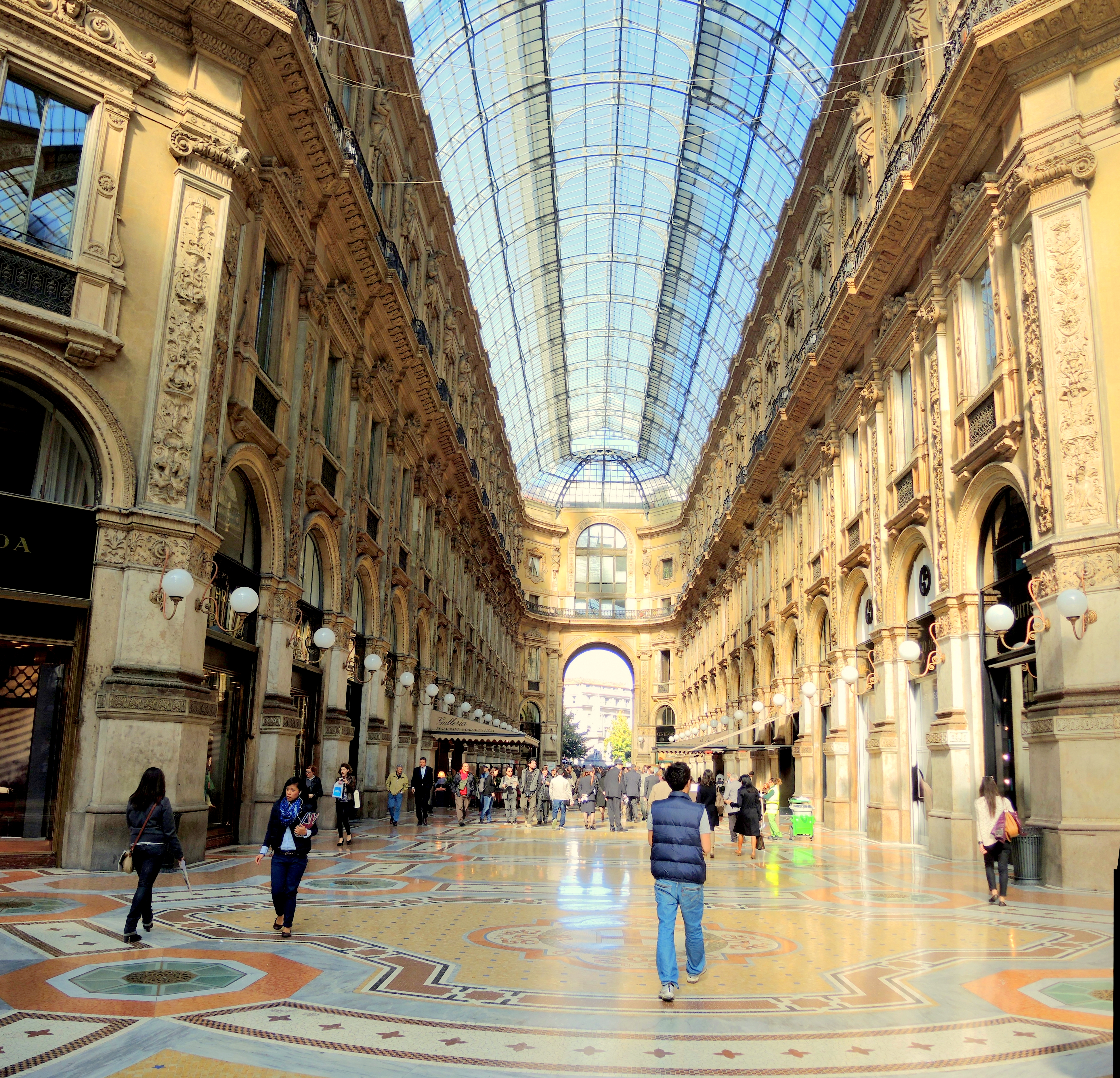 Passeggiata in galleria vittorio