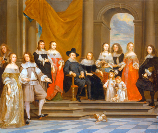 Portrait of the Family of Melchior de Stanza, with a Self-Portrait